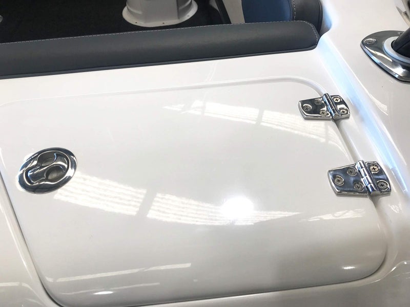 Mxeol Boat Shortside Hinges Marine Flush Hatch Compartment Hinge Heavy Duty Stainless Steel W/Fasteners 1-1/2" x 2-1/4" Pair - Image 5